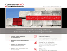 Tablet Screenshot of cornerstonecmo.com